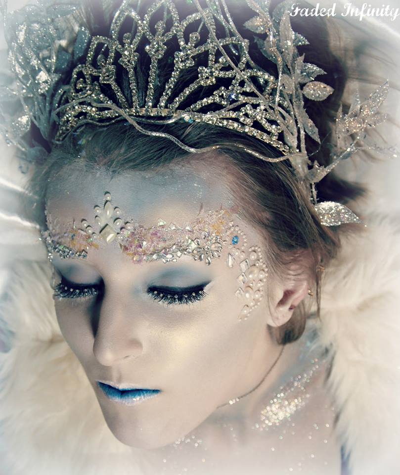 Ice queen makeup halloween
